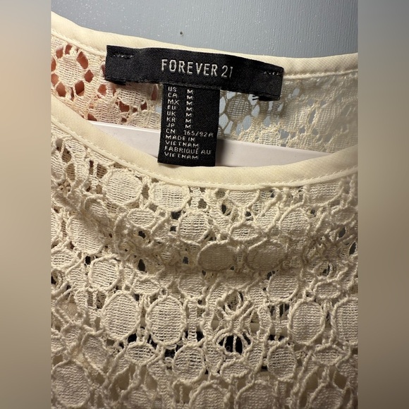 White Sleeveless Crew Neck Mini Sundress - Picture 4 of 7